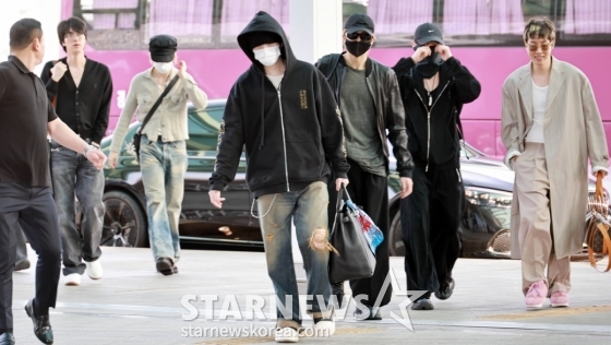 BTS '아리랑 미국투어 파이팅!' 