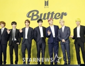 防?少年?、「Butter」&amp;「Permission to Dance」がチャ?ト席?中
