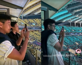 Ви и Джей-Хоуп из BTS неожиданно посетили концерт АйЮ, чтобы поздравить её с 100-м выступлением