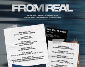 Highlight时隔一年以完全体回归确定，发行迷你6辑《From Real to Surreal》
