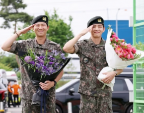 "BTS RM & V Have Returned".. Borapurple ARMY Gathered in Chuncheon