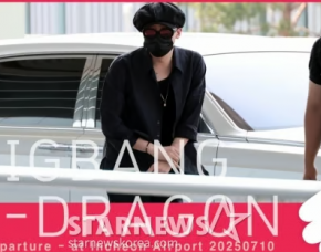G-Dragon of BIGBANG  Seen at the Airport