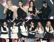 1 место - BLACKPINK, 2 место - IVE, 3 место - TWICE