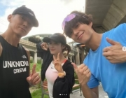 New Jeansダニエル、パク・ボゴム&amp;Seanとジョギング