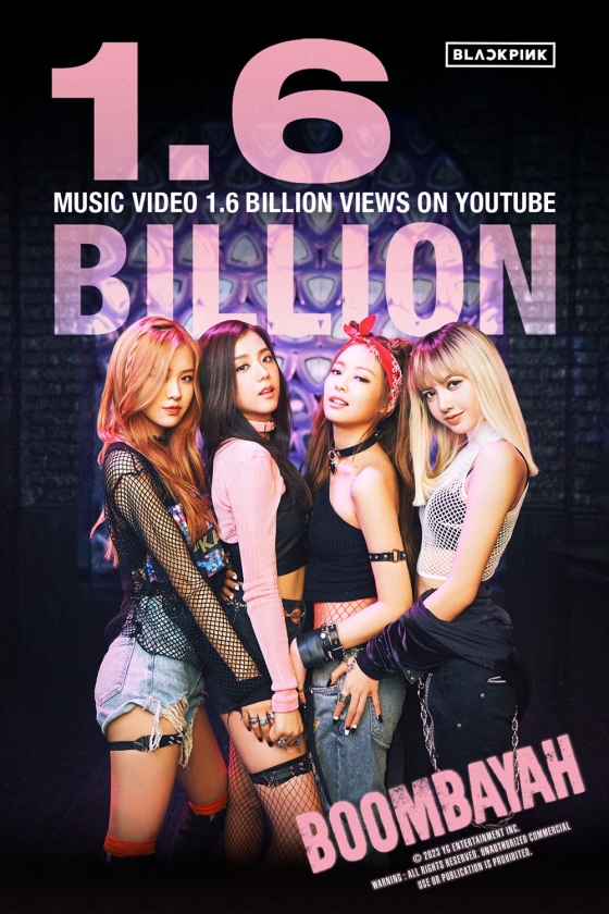 BLACKPINK's 'BOOMBAYAH' MV Surpasses 1.6 Billion View